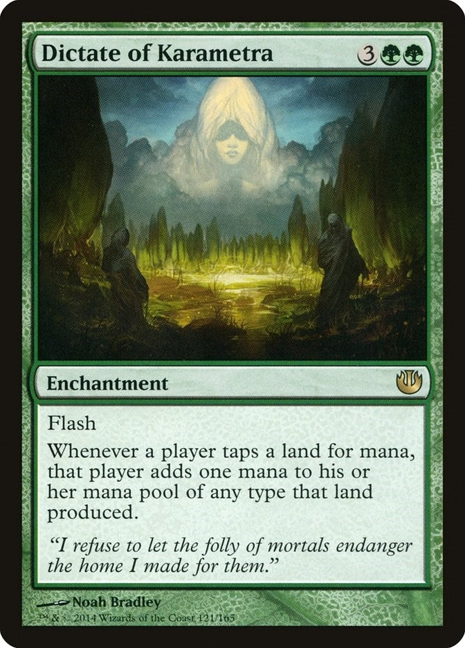 Image for Dictate of Karametra (121) (Journey Into Nyx) - Magic: The Gathering
