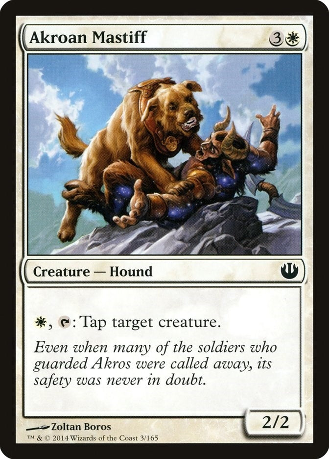 Image for Akroan Mastiff (3) (Journey Into Nyx) - Magic: The Gathering