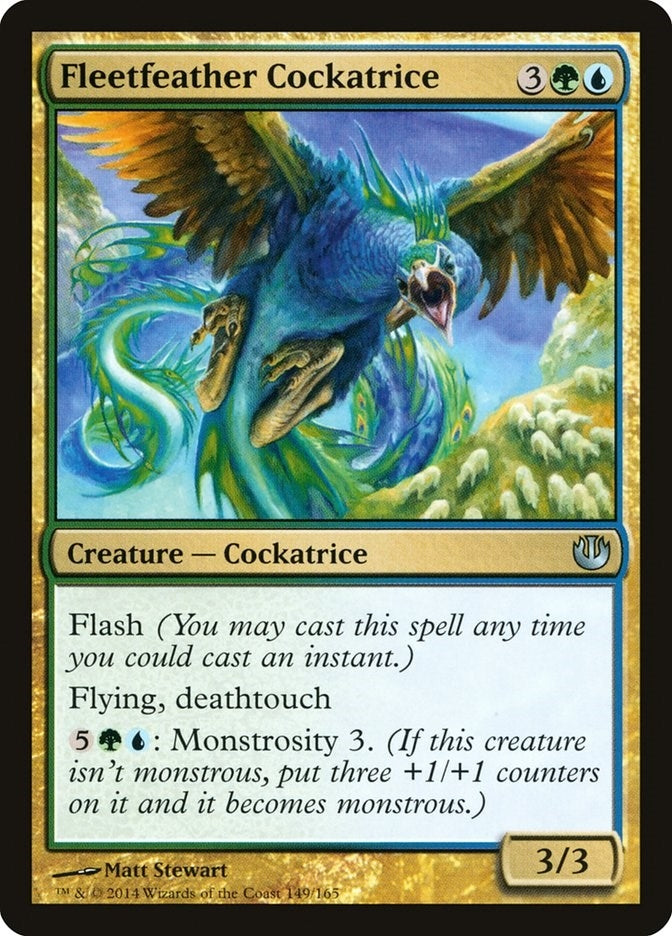 Image for Fleetfeather Cockatrice (149) (Journey Into Nyx) - Magic: The Gathering