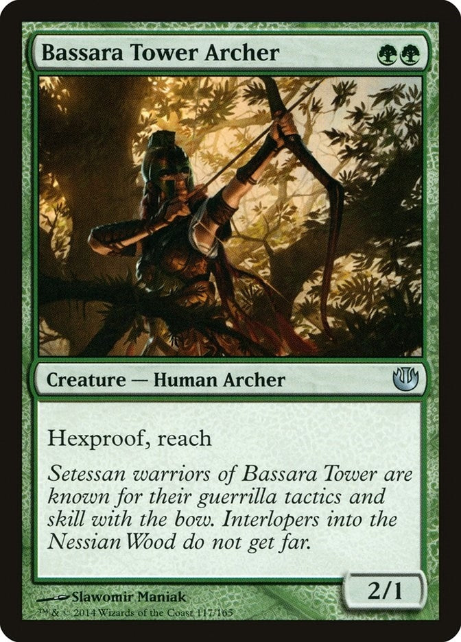 Image for Bassara Tower Archer (117) (Journey Into Nyx) - Magic: The Gathering