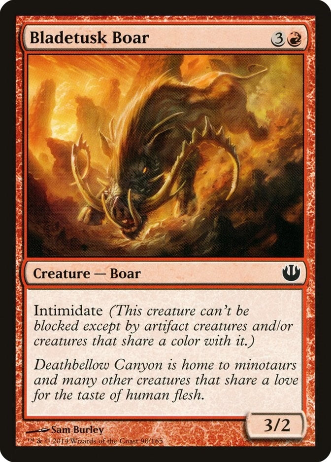 Image for Bladetusk Boar (90) (Journey Into Nyx) - Magic: The Gathering