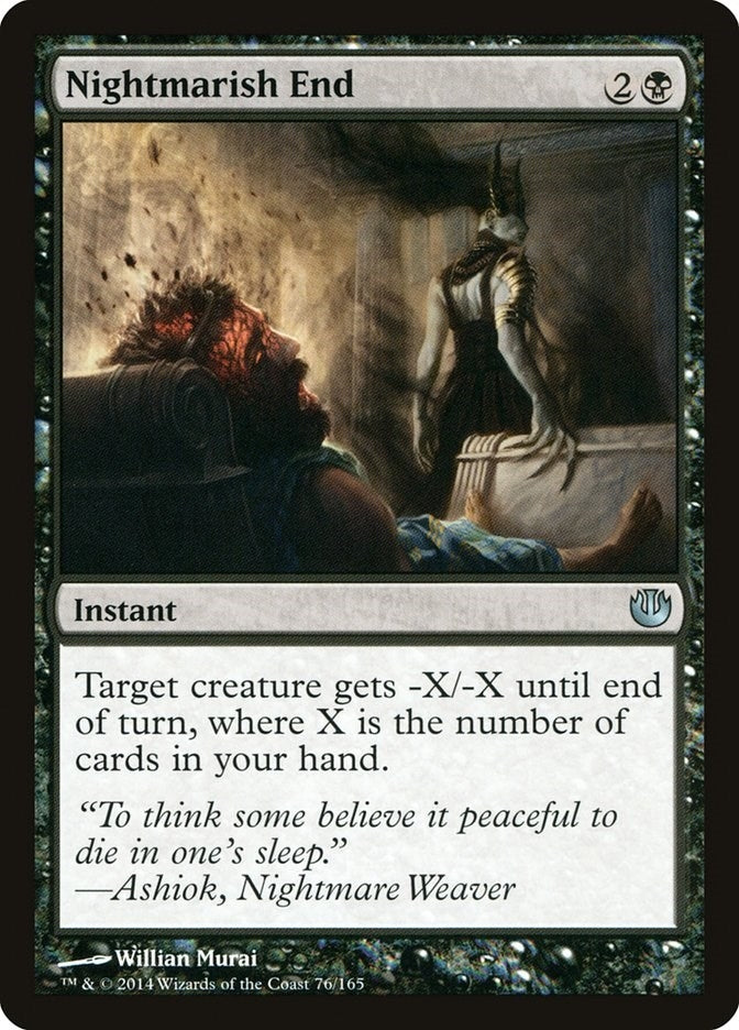 Image for Nightmarish End (76) (Journey Into Nyx) - Magic: The Gathering