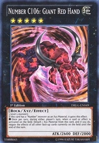 Image for Number C106: Giant Red Hand (DRLG-EN049) (DRLG) - YuGiOh