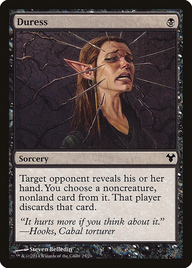 Image for Duress (23) (Magic Modern Event Deck) - Magic: The Gathering