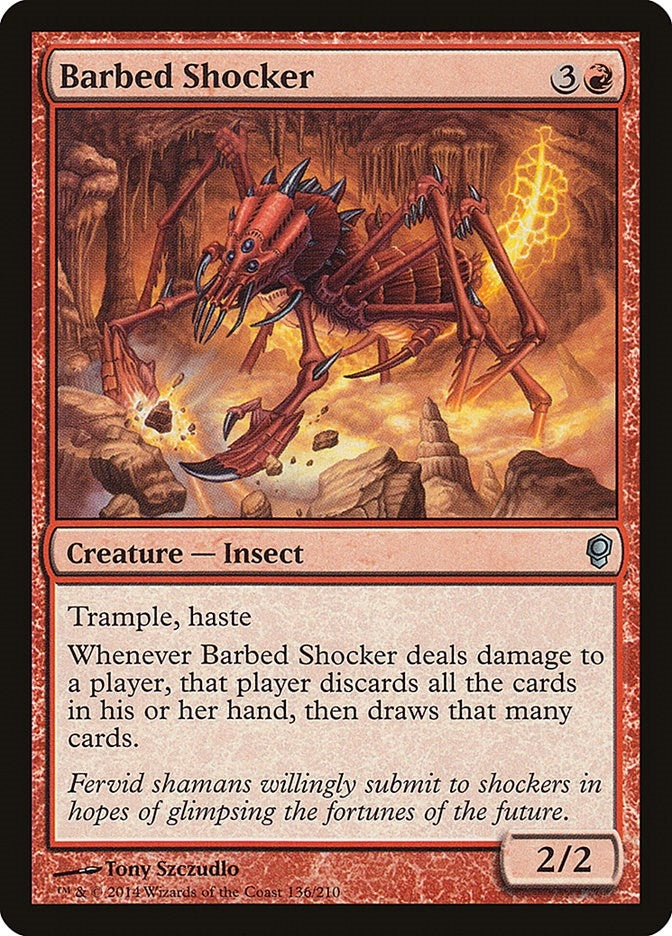 Image for Barbed Shocker (136) (Conspiracy) - Magic: The Gathering