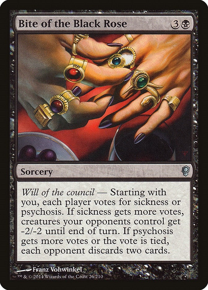 Image for Bite of the Black Rose (26) (Conspiracy) - Magic: The Gathering