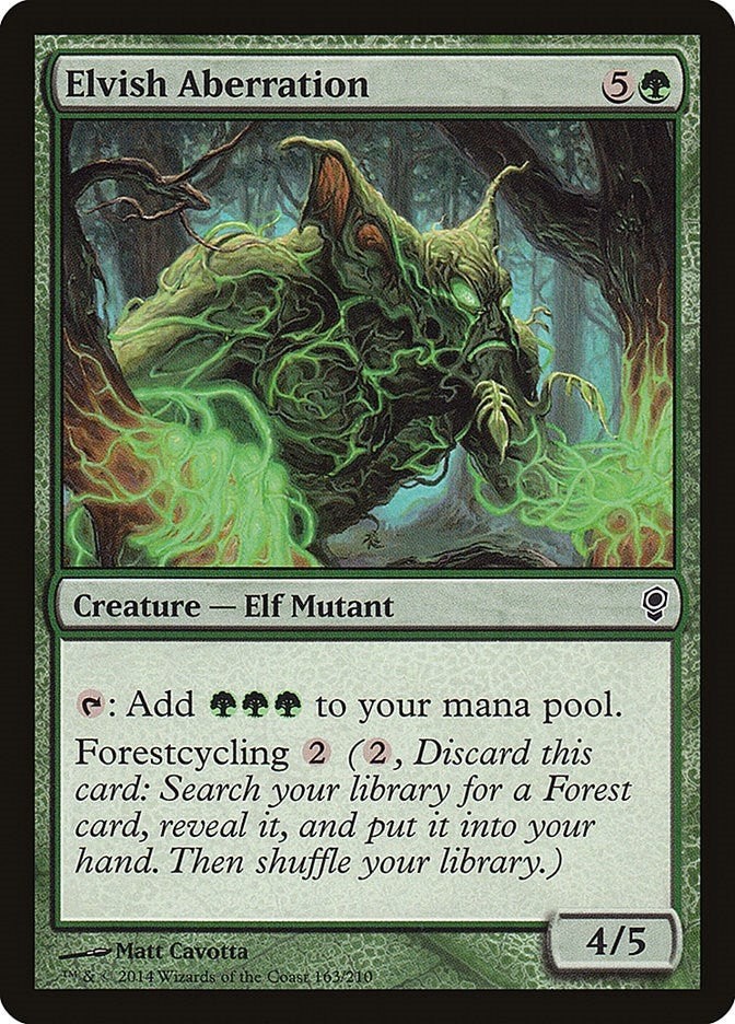 Image for Elvish Aberration (163) (Conspiracy) - Magic: The Gathering