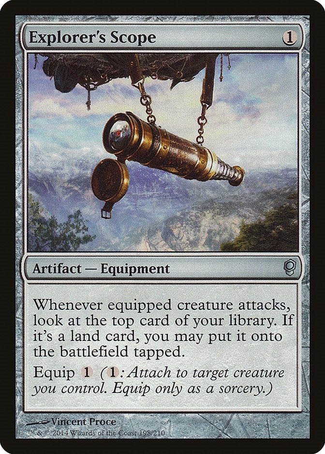 Image for Explorer's Scope (198) (Conspiracy) - Magic: The Gathering