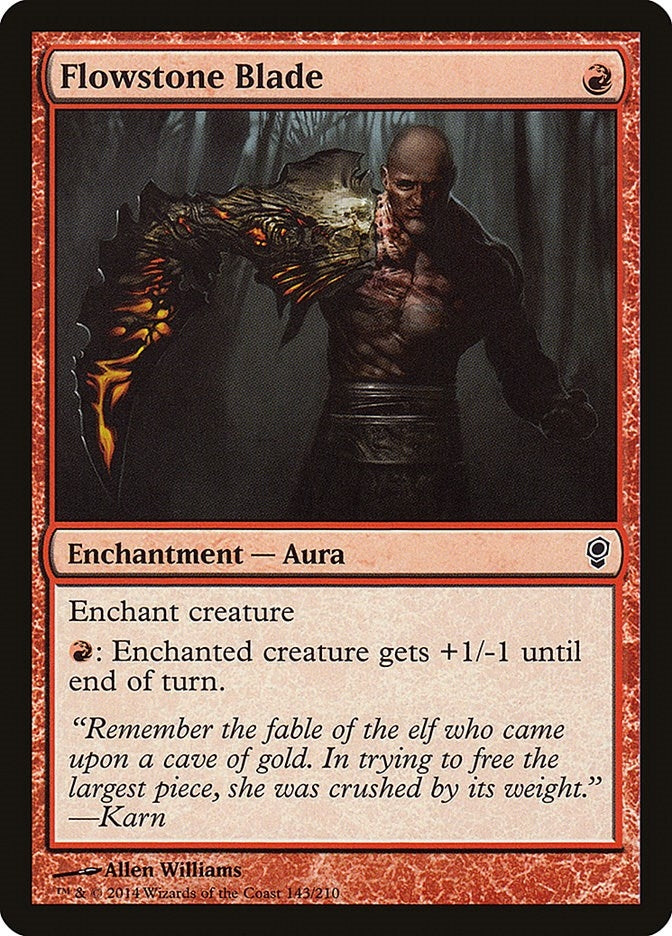 Image for Flowstone Blade (143) (Conspiracy) - Magic: The Gathering