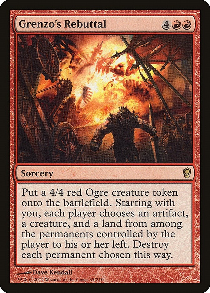 Image for Grenzo's Rebuttal (33) (Conspiracy) - Magic: The Gathering