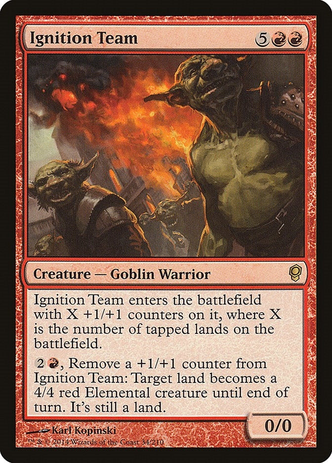 Image for Ignition Team (34) (Conspiracy) - Magic: The Gathering