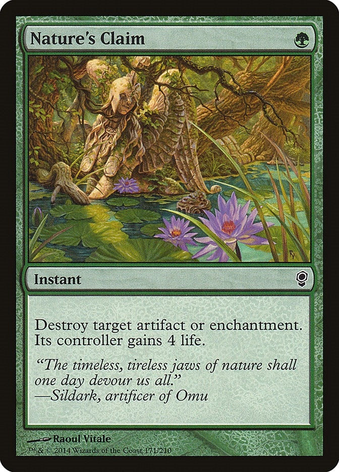 Image for Nature's Claim (171) (Conspiracy) - Magic: The Gathering