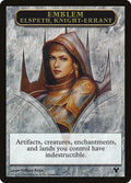 Image for Emblem - Elspeth, Knight-Errant // Soldier Double-Sided Token (4 // 1) (Magic Modern Event Deck) - Magic: The Gathering