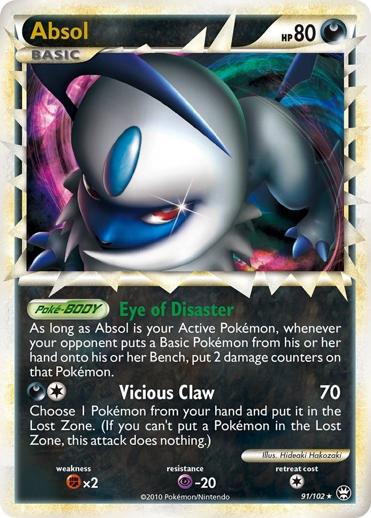 Image for Absol (Prime) (91/102) (TM) - Pokemon