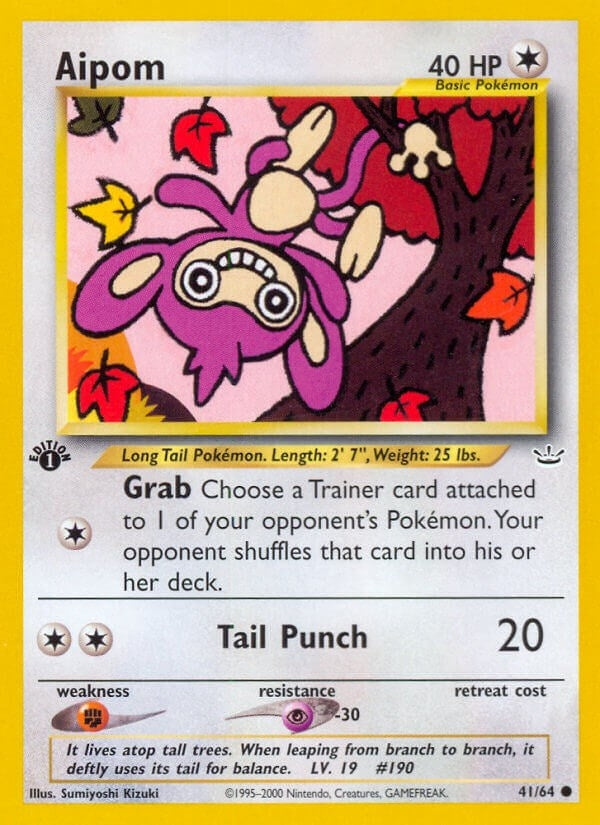Image for Aipom (41/64) (N3) - Pokemon