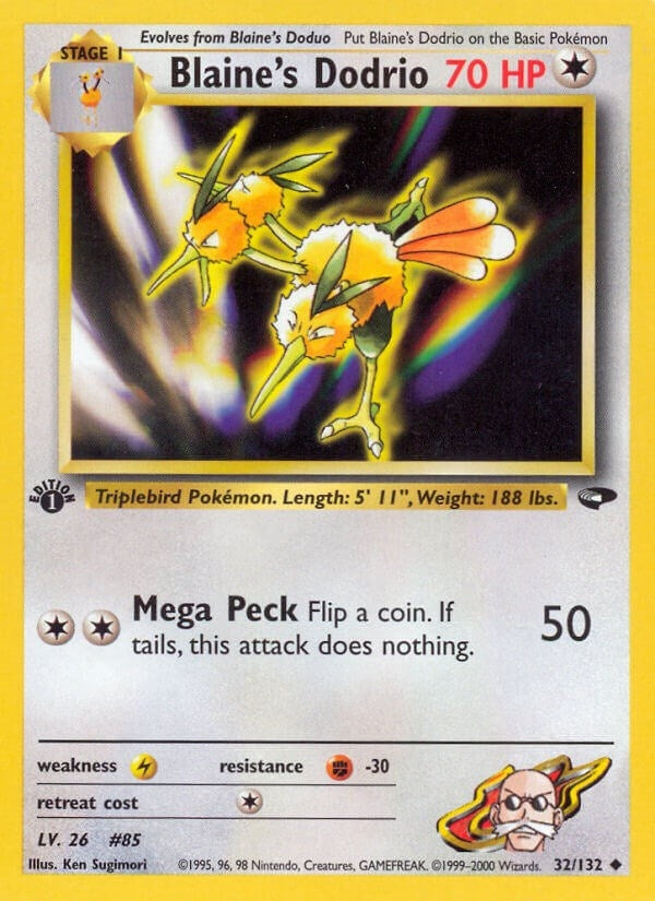 Image for Blaine's Dodrio (032/132) (G2) - Pokemon