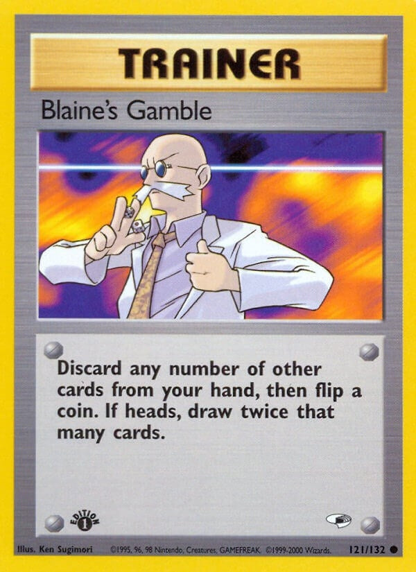 Image for Blaine's Gamble (121/132) (G1) - Pokemon