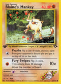 Image for Blaine's Mankey (063/132) (G2) - Pokemon