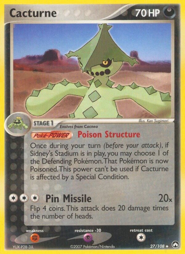 Image for Cacturne (27/108) (PK) - Pokemon