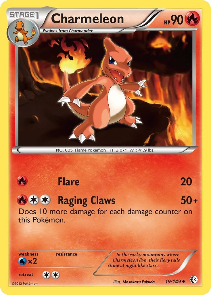 Image for Charmeleon (19/149) (BCR) - Pokemon