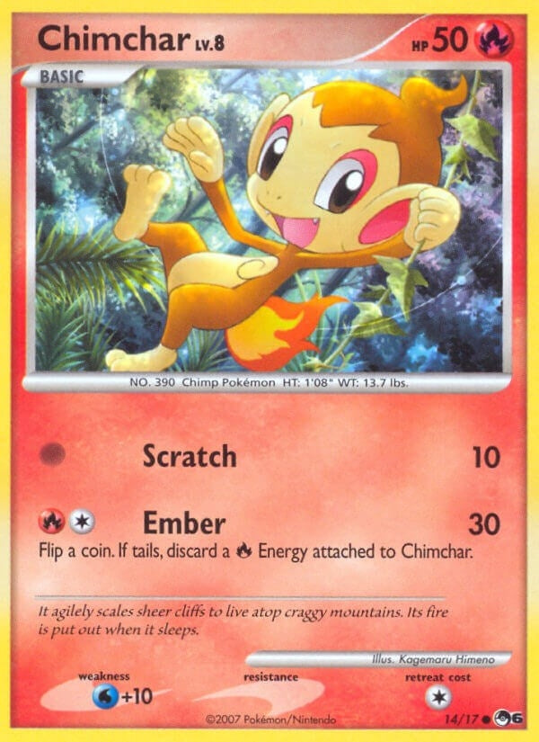 Image for Chimchar (014/017) (POP) - Pokemon