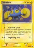 Image for Chinchou (50/92) (LM) - Pokemon