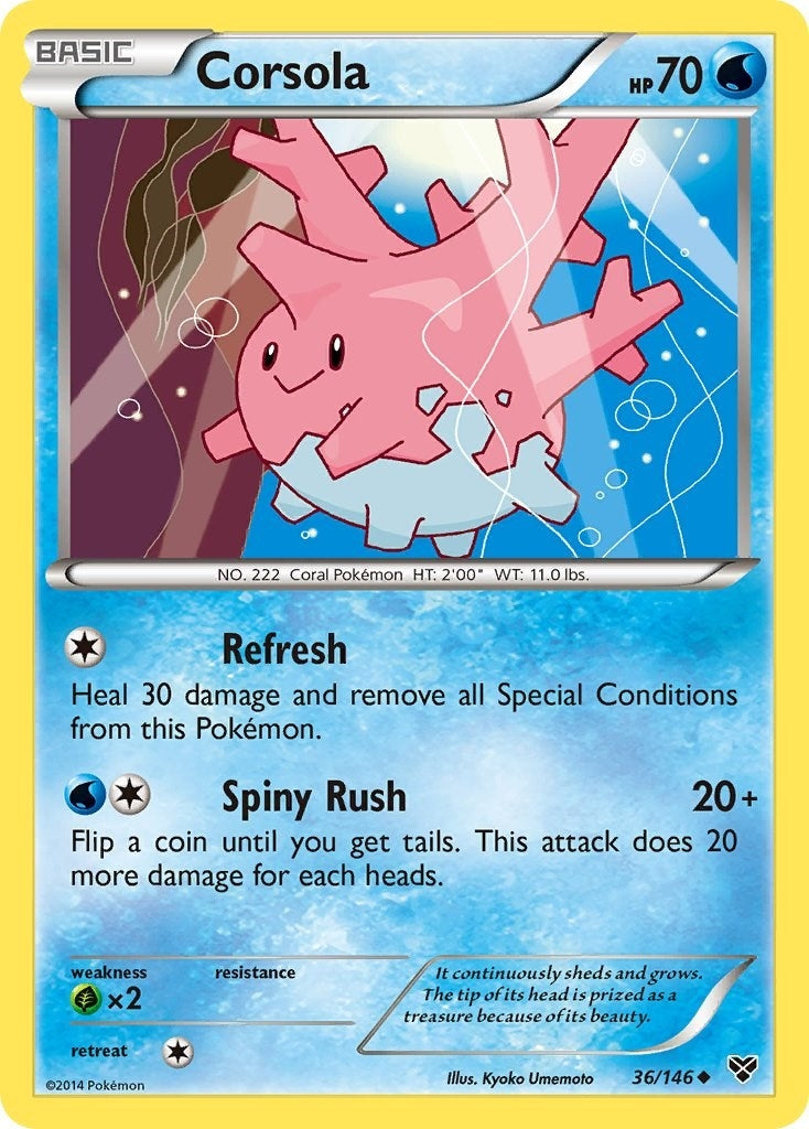 Image for Corsola (36/146) (XY) - Pokemon