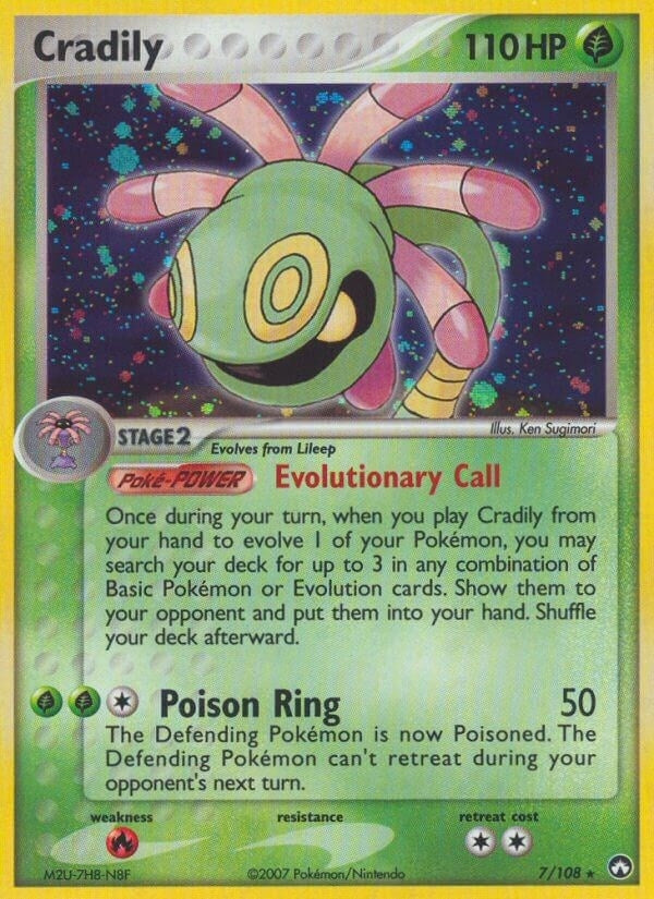 Image for Cradily (7/108) (PK) - Pokemon