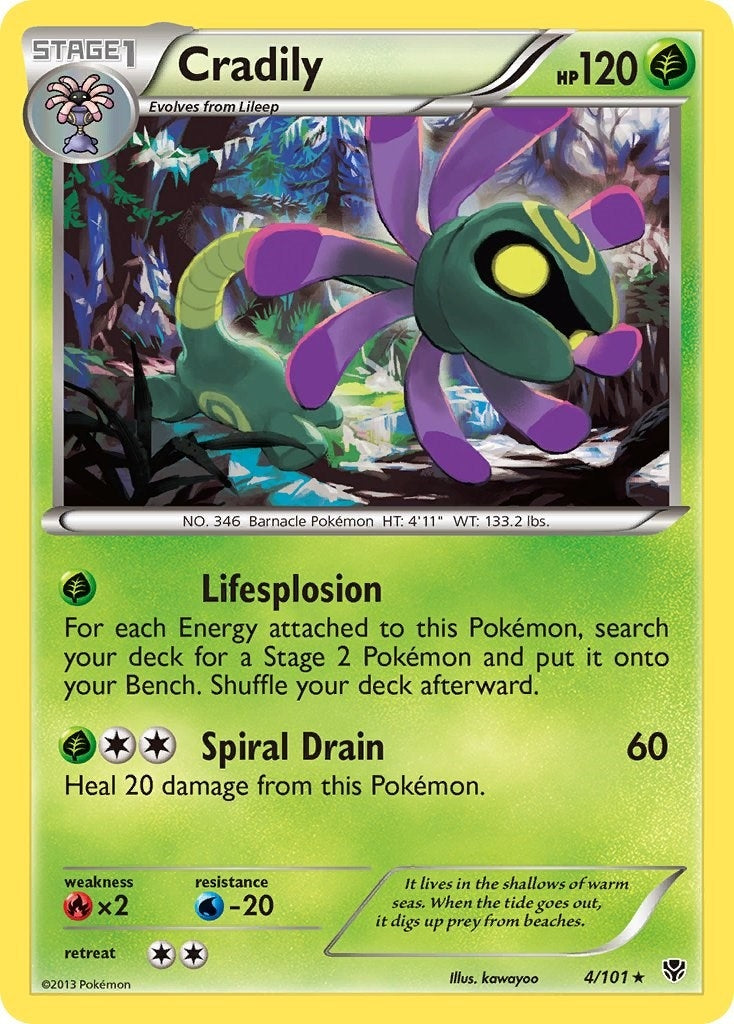 Image for Cradily (4/101) (PLB) - Pokemon