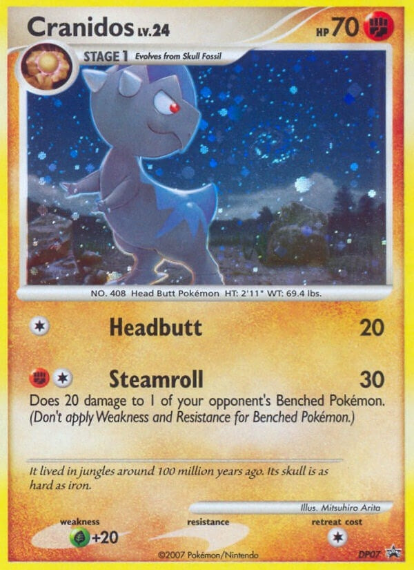Image for Cranidos - DP07 (DP07) (PR) - Pokemon