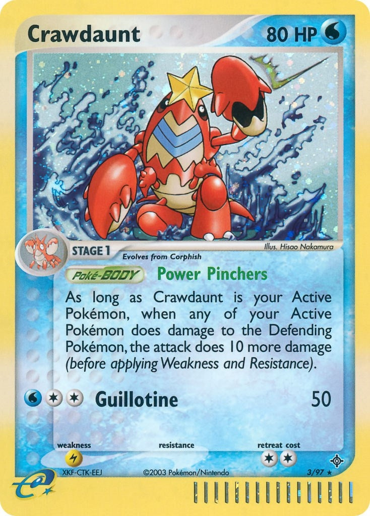 Image for Crawdaunt (3/97) (DR) - Pokemon