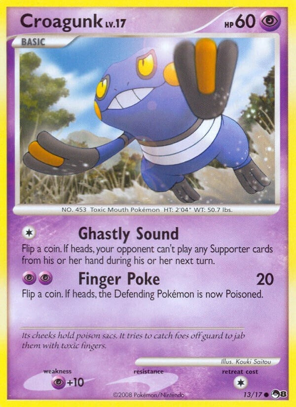 Image for Croagunk (13/17) (POP) - Pokemon