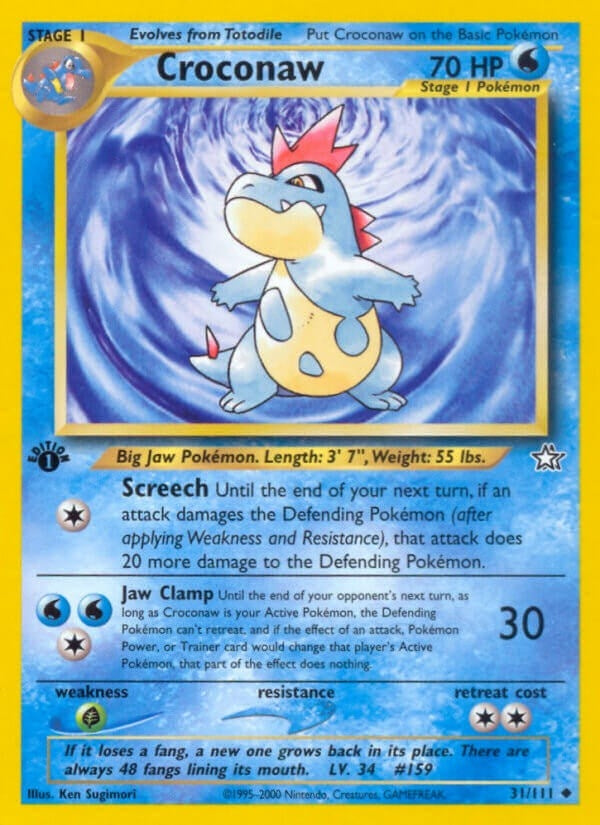 Image for Croconaw (31) (031/111) (N1) - Pokemon