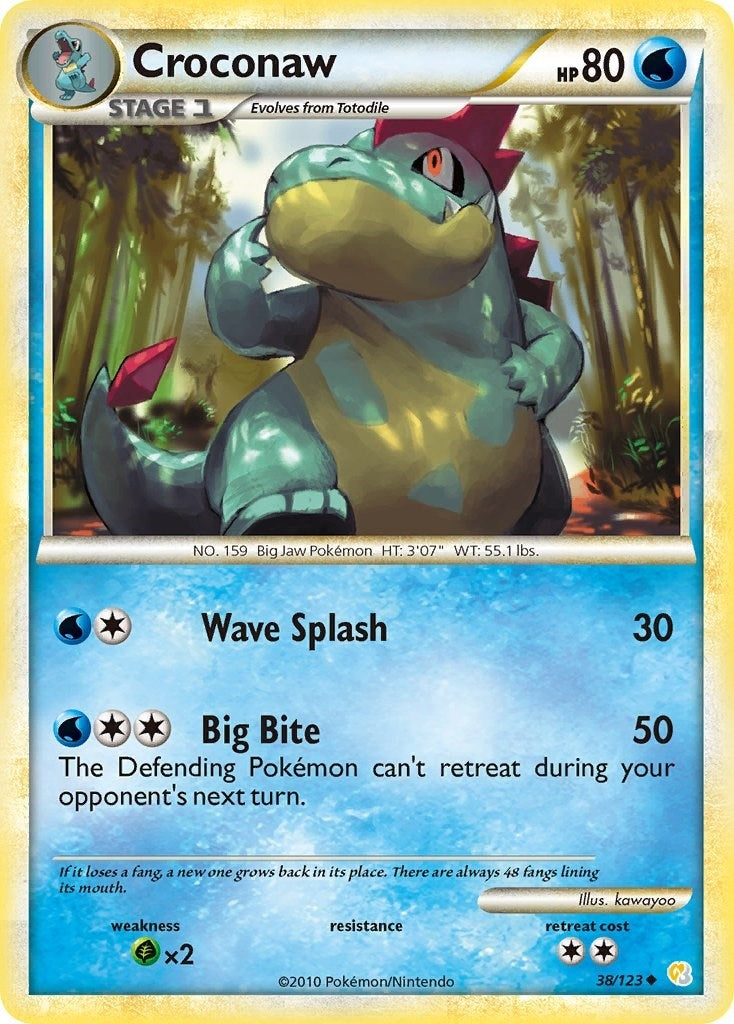 Image for Croconaw (38/123) (HS) - Pokemon