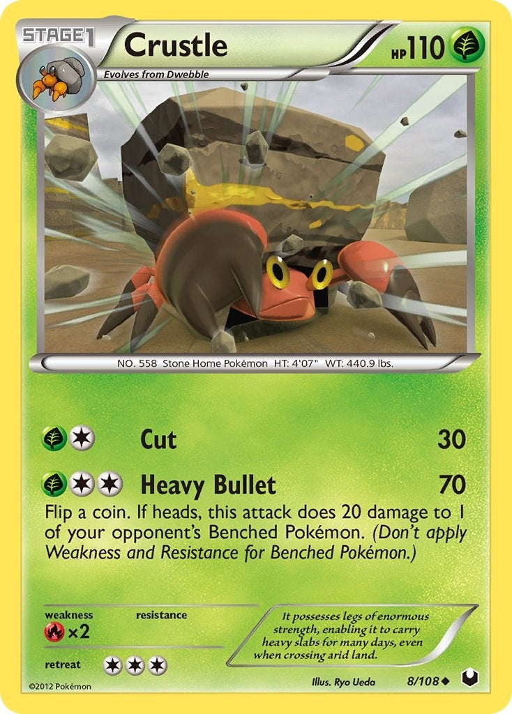 Image for Crustle (8/108) (DEX) - Pokemon