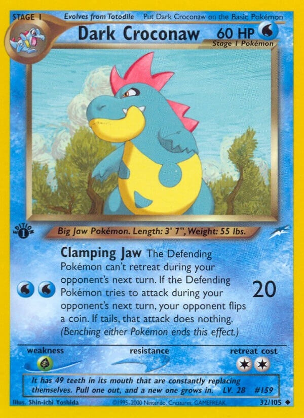 Image for Dark Croconaw (032/105) (N4) - Pokemon