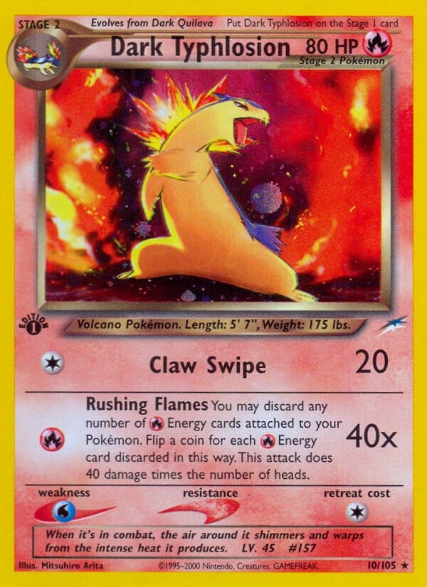 Image for Dark Typhlosion (010/105) (N4) - Pokemon