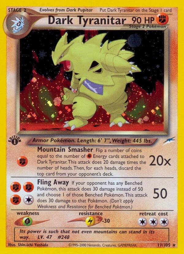 Image for Dark Tyranitar (011/105) (N4) - Pokemon