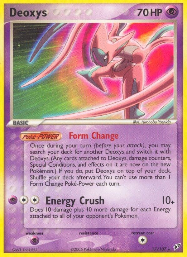 Image for Deoxys (Attack Forme) (17/107) (DX) - Pokemon