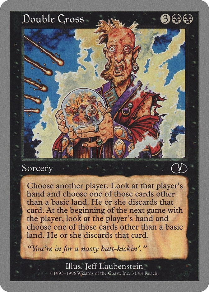 Image for Double Cross (31) (Unglued) - Magic: The Gathering