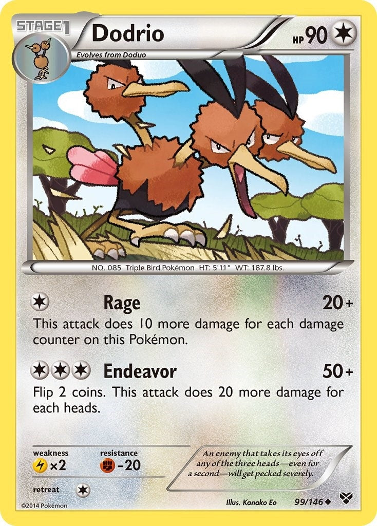 Image for Dodrio (99/146) (XY) - Pokemon