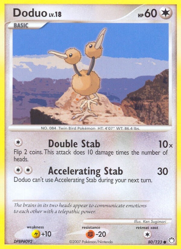Image for Doduo (80/123) (MT) - Pokemon