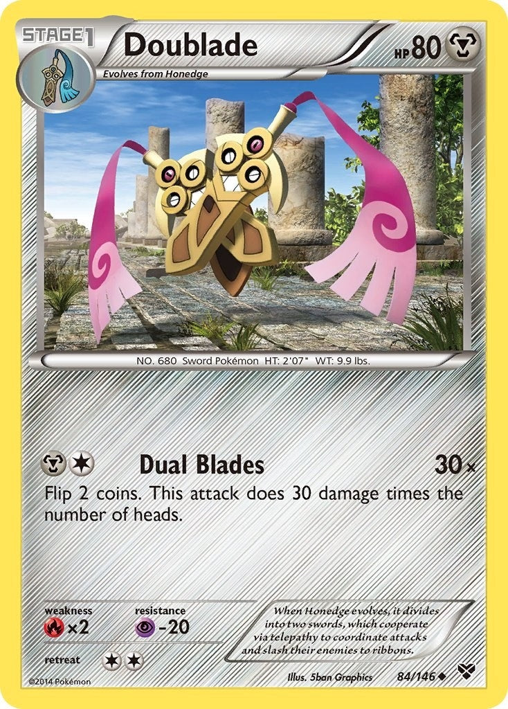 Image for Doublade (84/146) (XY) - Pokemon