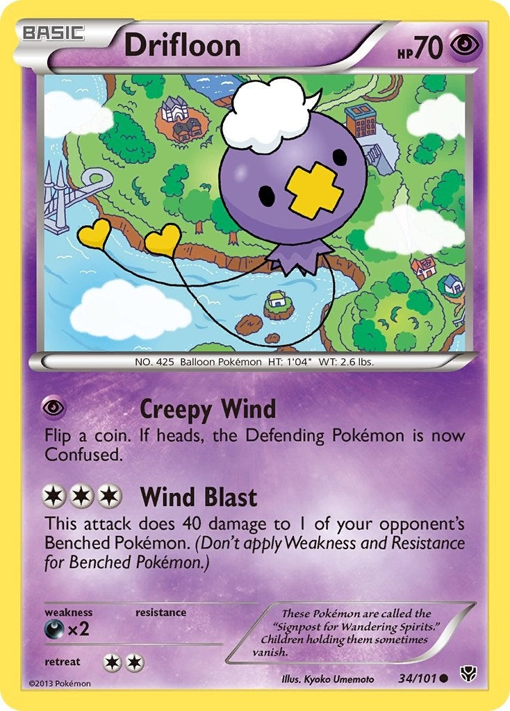 Image for Drifloon (34/101) (PLB) - Pokemon