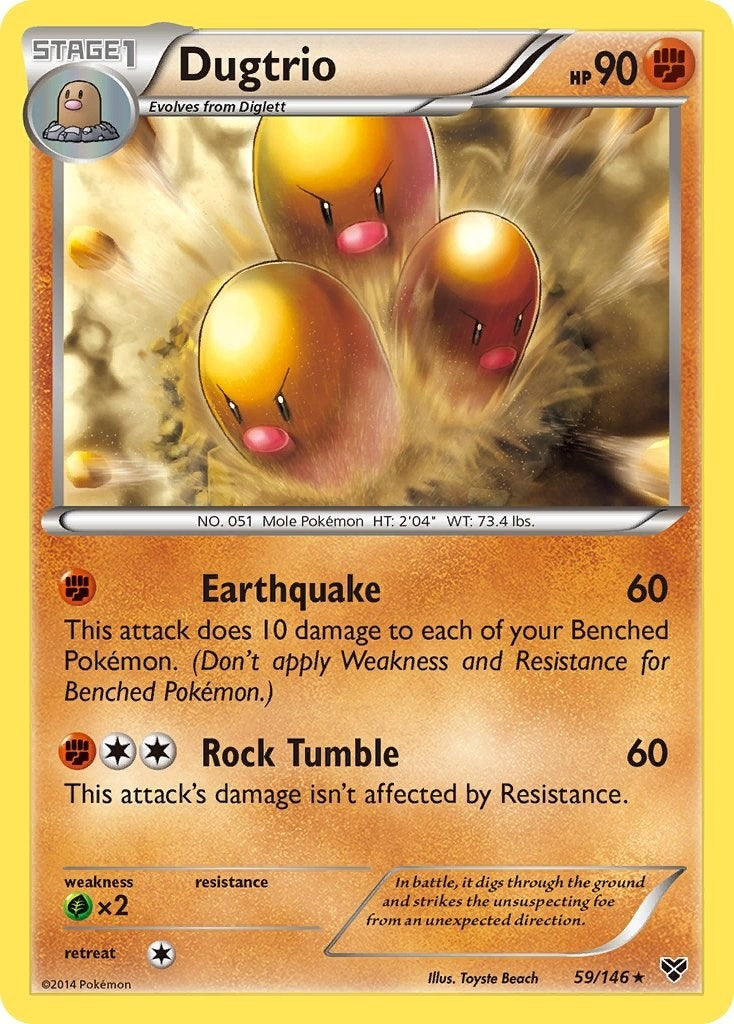 Image for Dugtrio (59/146) (XY) - Pokemon