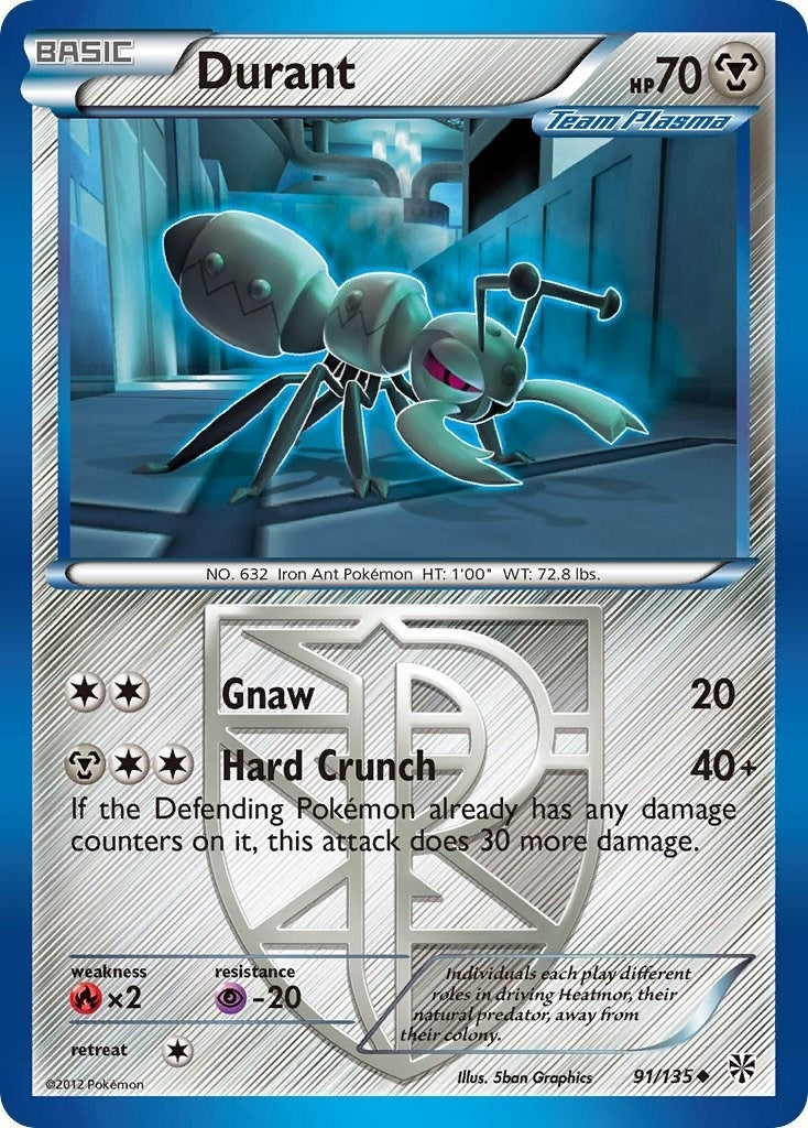 Image for Durant (Team Plasma) (91) (91/135) (PLS) - Pokemon