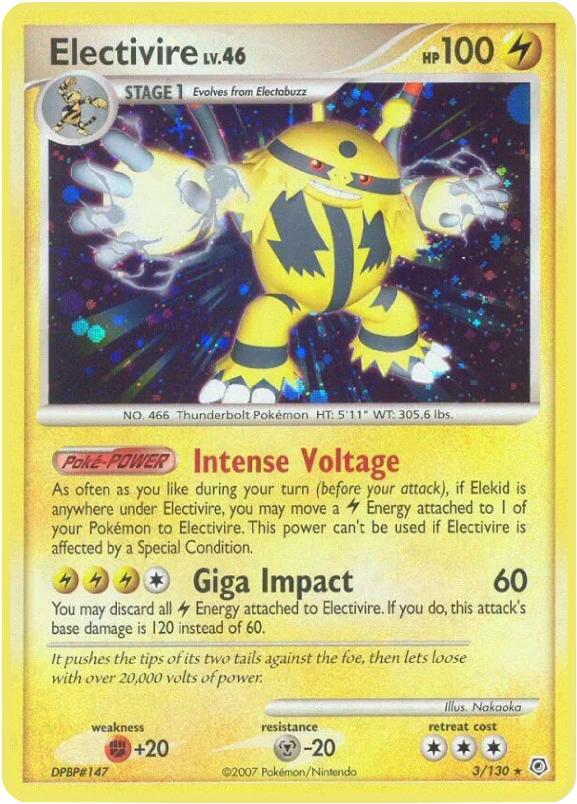 Image for Electivire (3/130) (DP) - Pokemon
