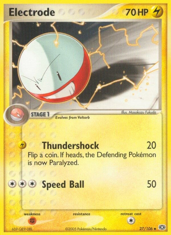 Image for Electrode (27/106) (EM) - Pokemon