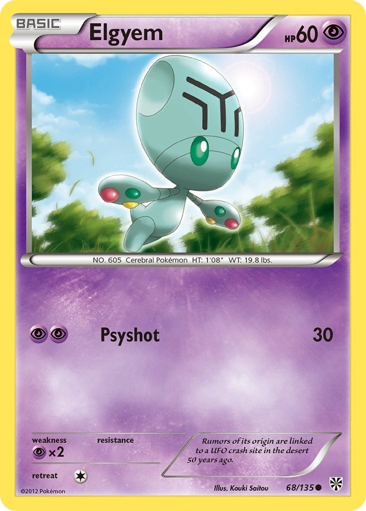 Image for Elgyem (68) (68/135) (PLS) - Pokemon