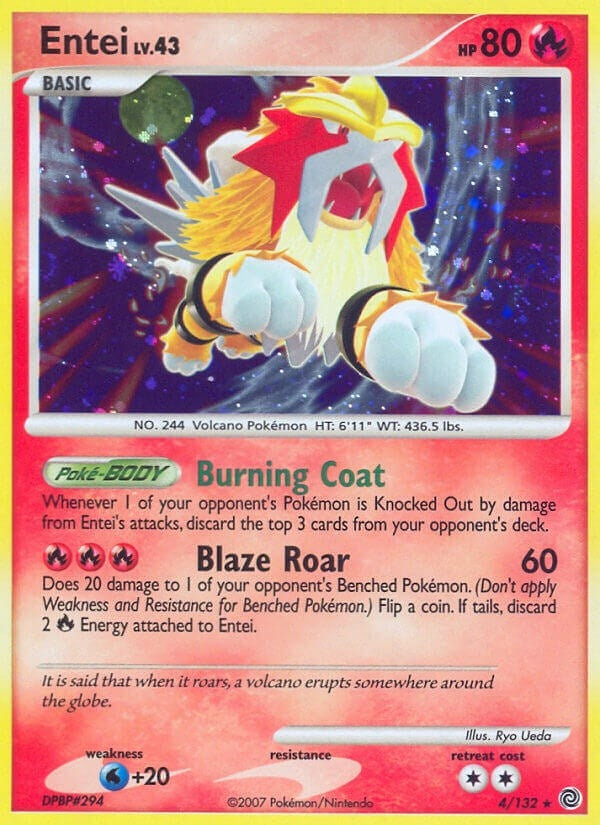 Image for Entei (4/132) (SW) - Pokemon